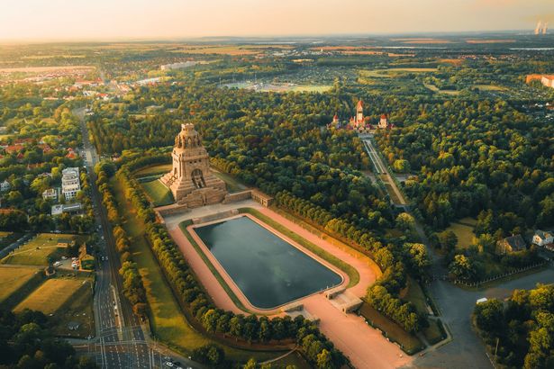 Luftaufnahme Völkerschlachtdenkmal